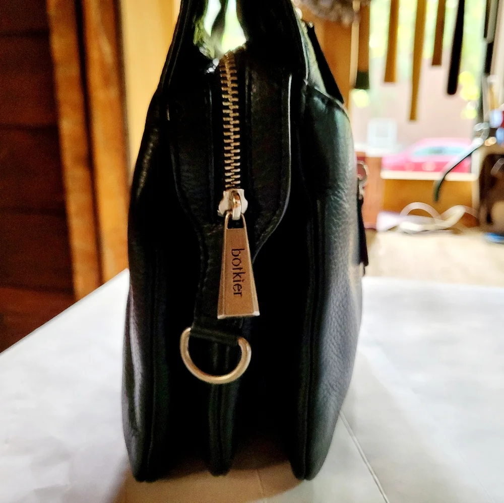 Botkier Leather Saddle Shoulder Bag in Black - Picture 6 of 15